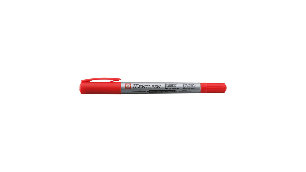 Viltstift Sakura IDenti-pen multifunctioneel rood