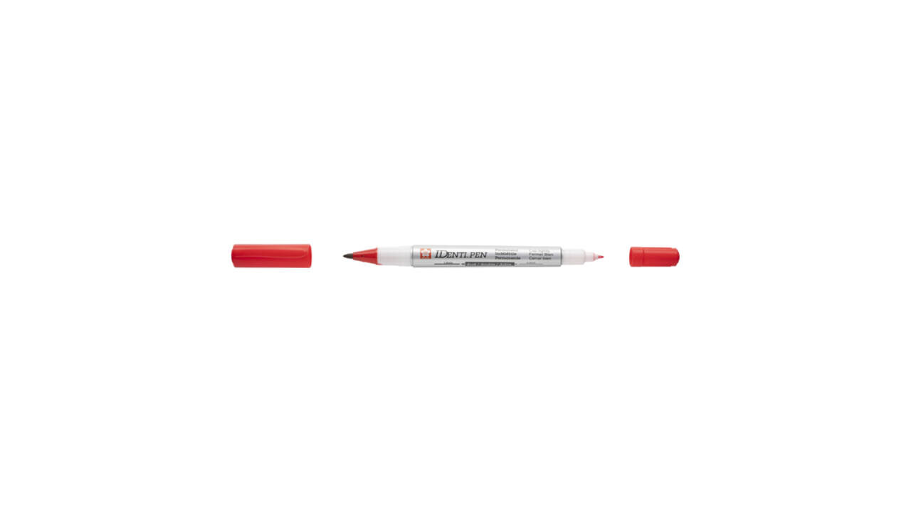 Viltstift Sakura IDenti-pen multifunctioneel rood