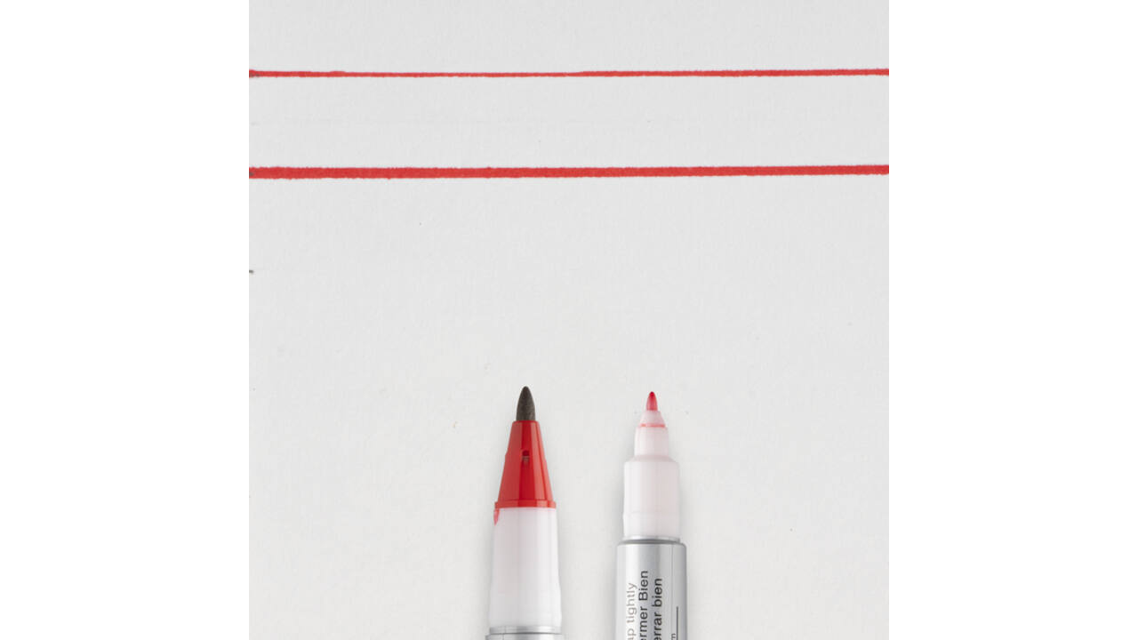 Viltstift Sakura IDenti-pen multifunctioneel rood