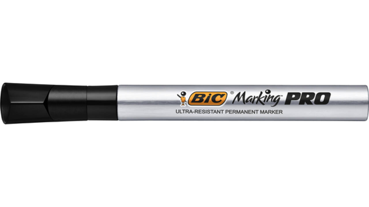 Viltstift Bic Pro rond medium zwart