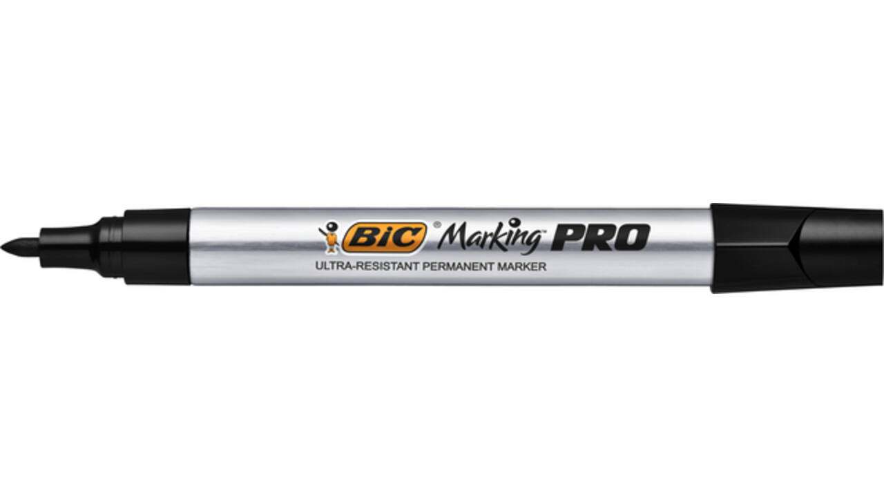 Viltstift Bic Pro rond medium zwart