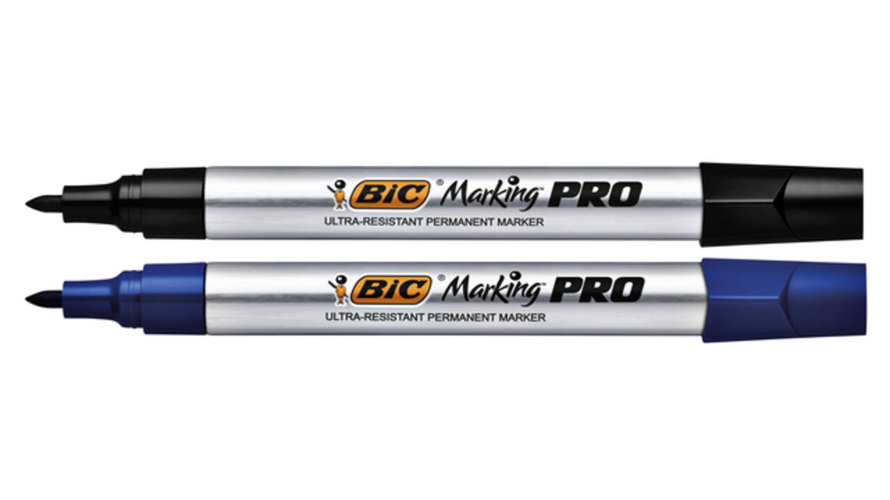 Viltstift Bic Pro rond medium zwart
