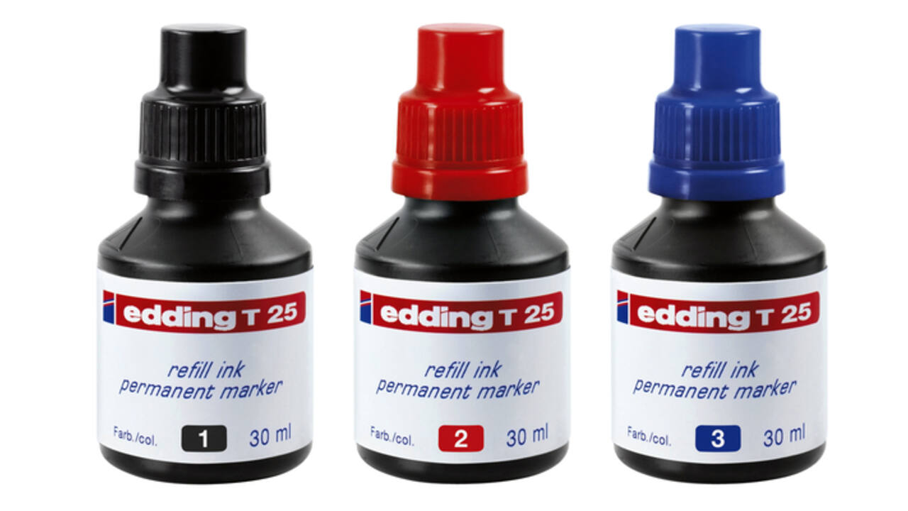 Viltstiftinkt edding T25 blauw
