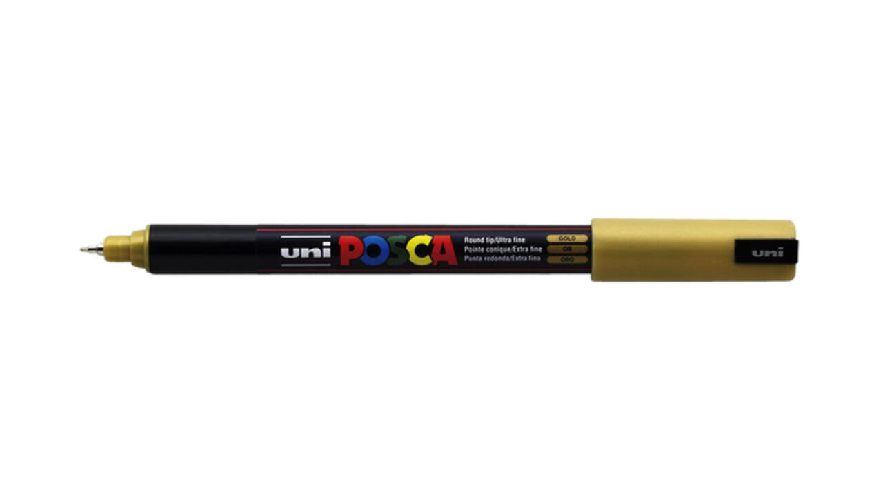 Paintmarker Uni POSCA PC1MR extra fijn goud
