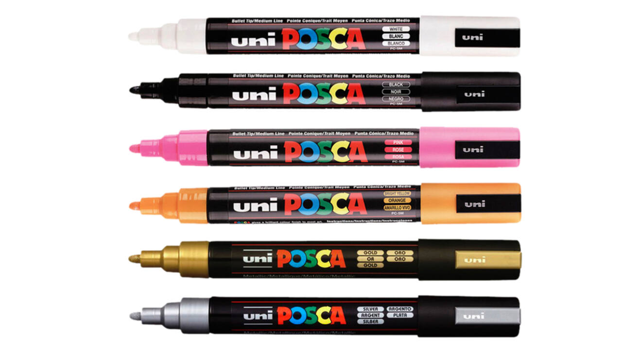 Paintmarker Uni POSCA PC5M medium oranje