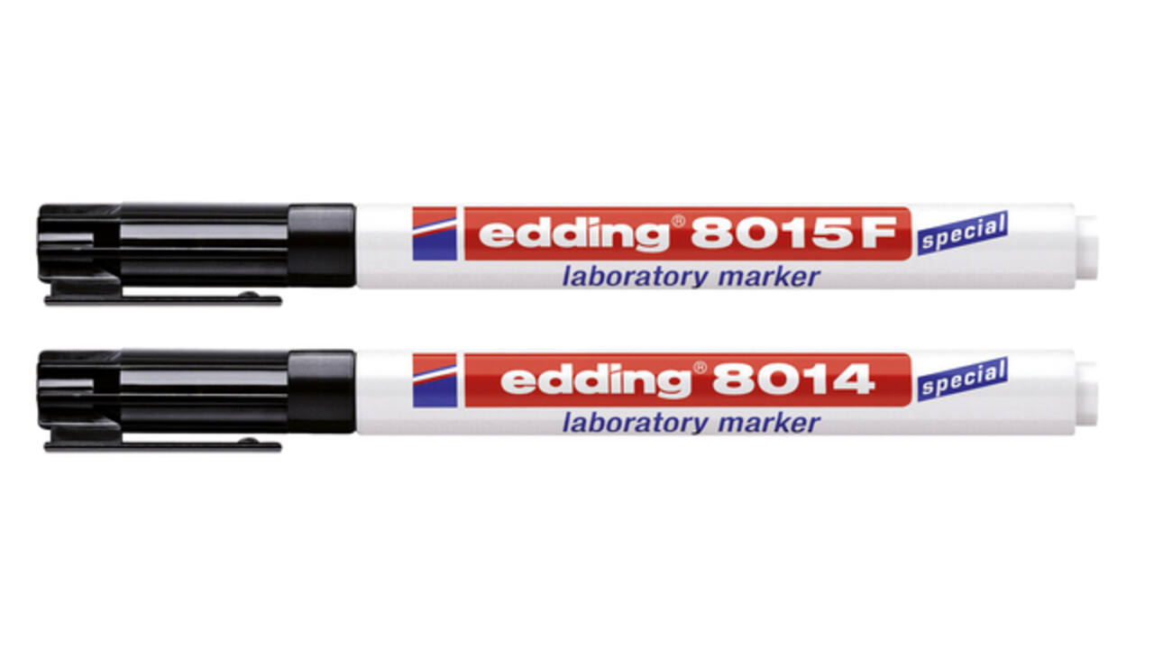 Viltstift edding 8014 laboratorium rond 1mm zwart