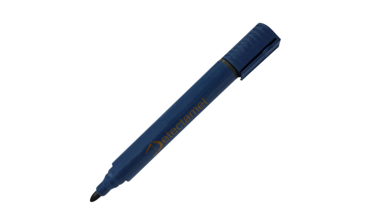 Permanent marker detectie Detectamet rond zwart