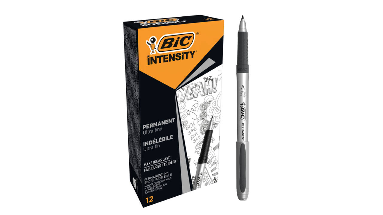 Permanent marker Bic Intensity ultra fijn zwart