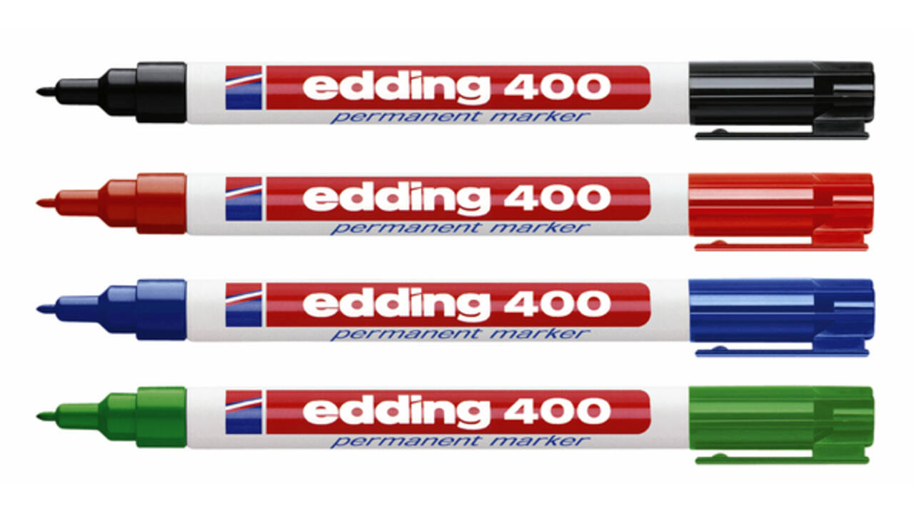 Viltstift edding 400 rond 1mm zwart