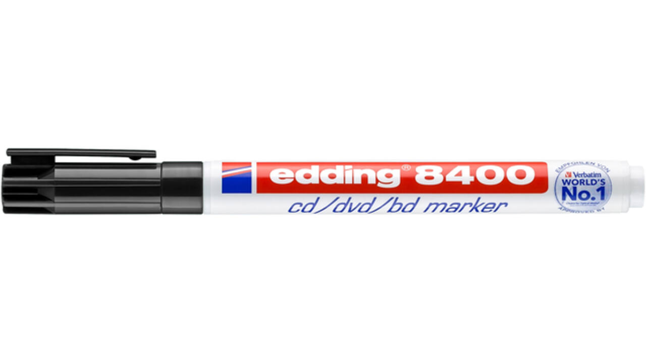 Cd marker edding 8400 rond 0.5-1.0mm zwart
