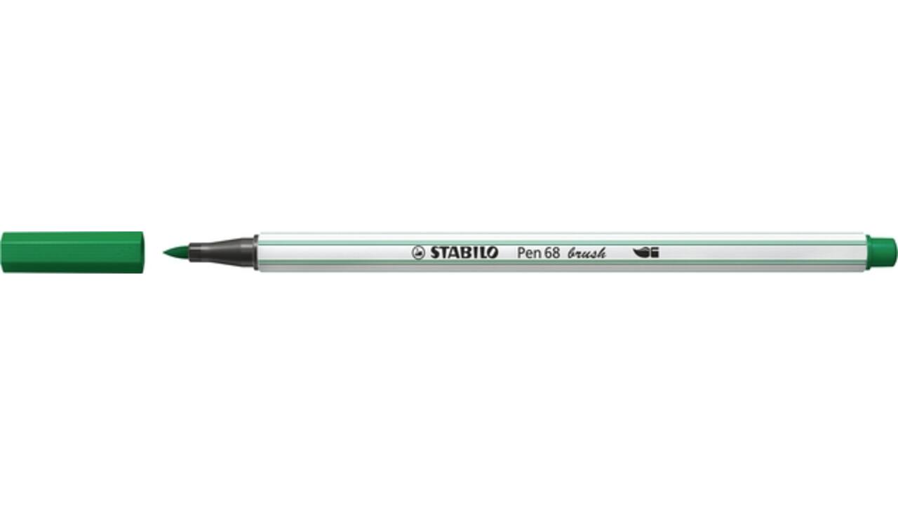 Brushstift STABILO Pen 568/36 smaragdgroen
