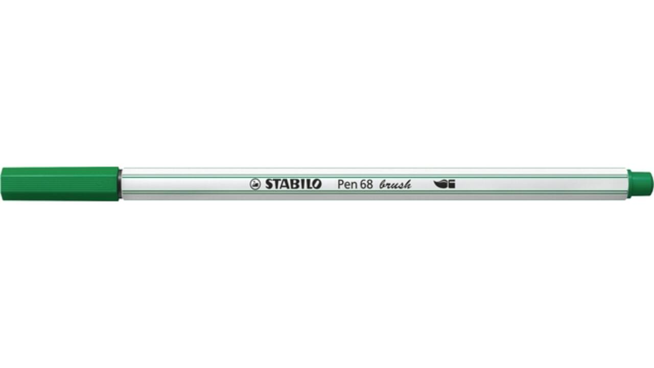 Brushstift STABILO Pen 568/36 smaragdgroen