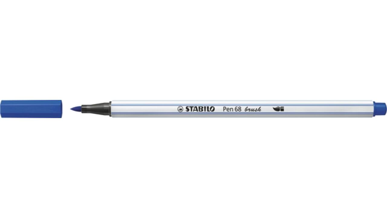 Brushstift STABILO Pen 568/32 ultramarijnblauw