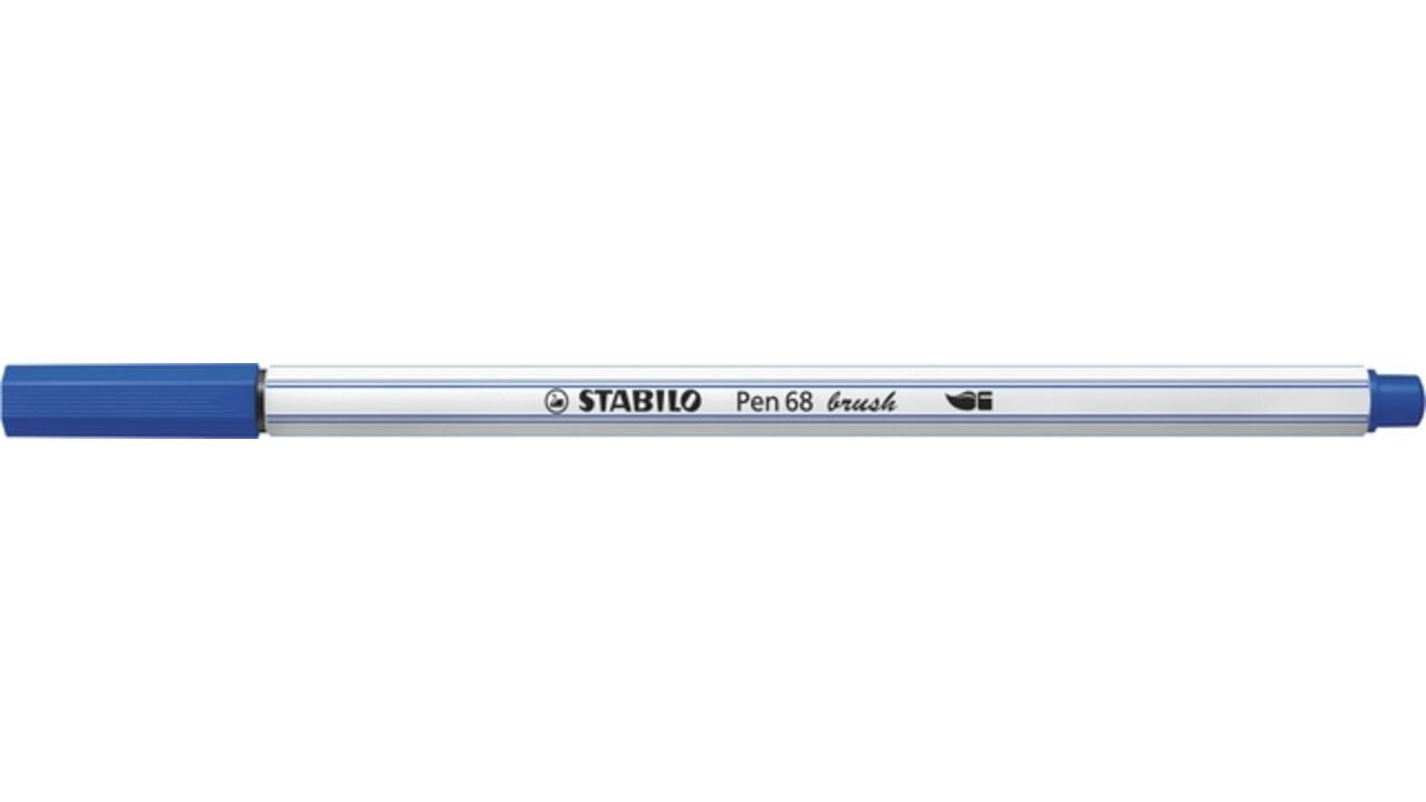 Brushstift STABILO Pen 568/32 ultramarijnblauw