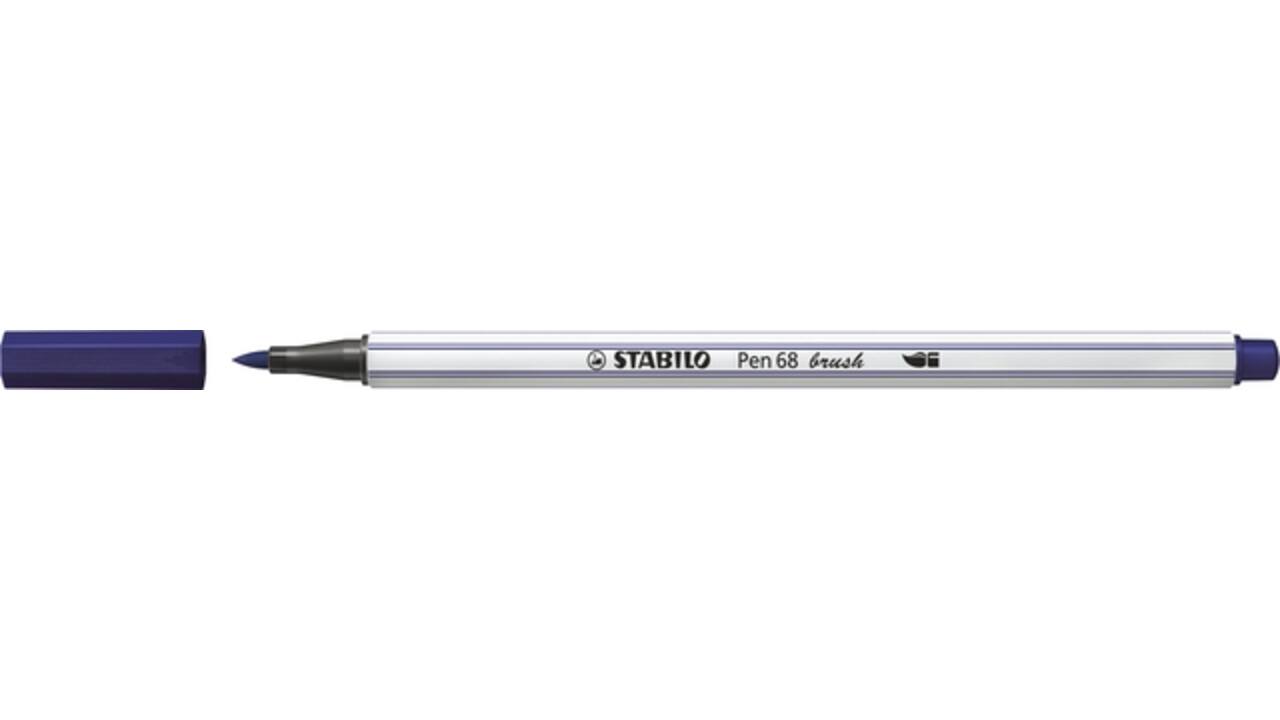 Brushstift STABILO Pen 568/22 Pruisisch blauw