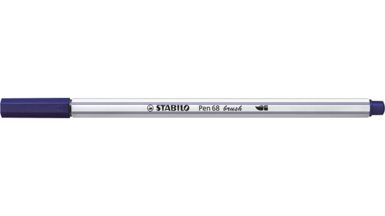 Brushstift STABILO Pen 568/22 Pruisisch blauw