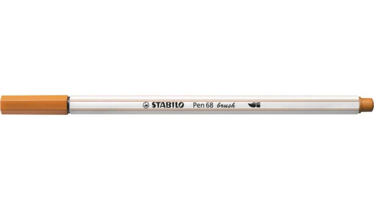 Brushstift STABILO Pen 568/89 donker oker