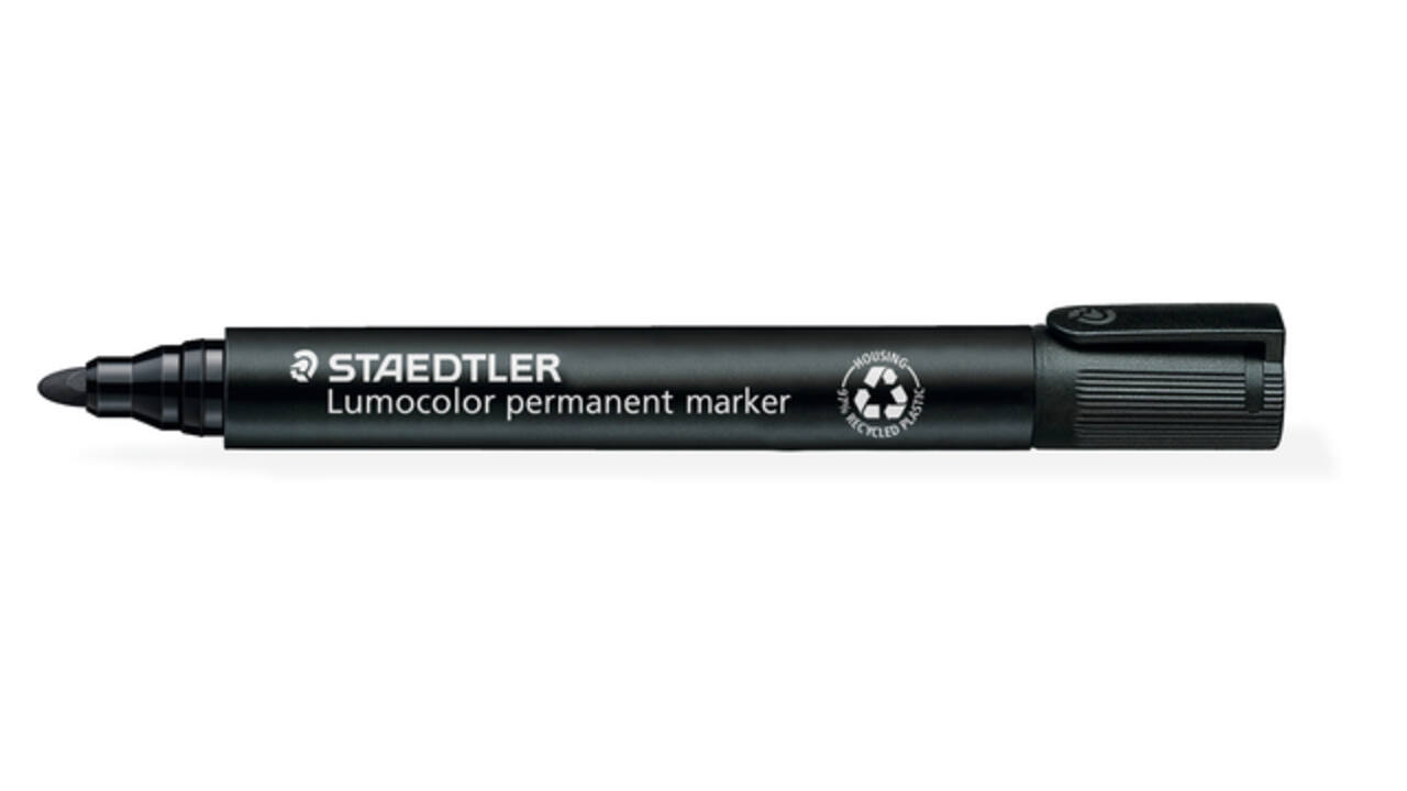 Viltstift Staedtler 352 rond zwart 2mm