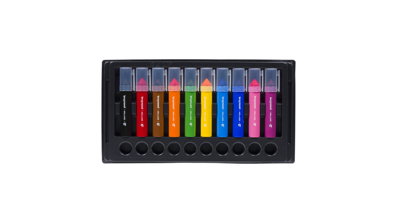 Viltstift Bruynzeel Kids Mega Point assorti 10 stuks