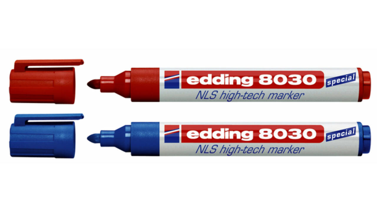 Viltstift edding 8030 NLS high-tech 1.5-3mm rood