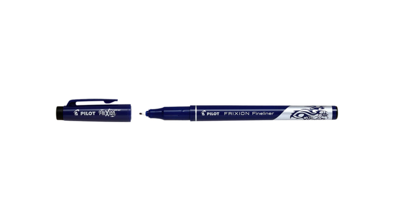 Fineliner Pilot friXion fijn zwart