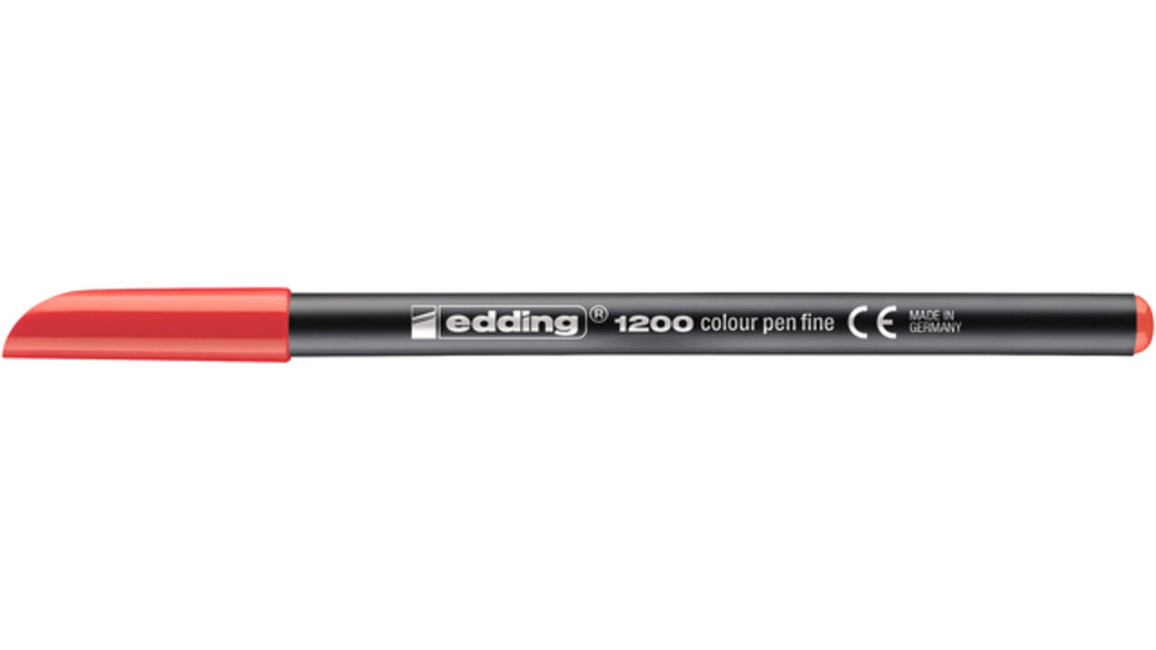 Fineliner edding 1200 002 fijn rood