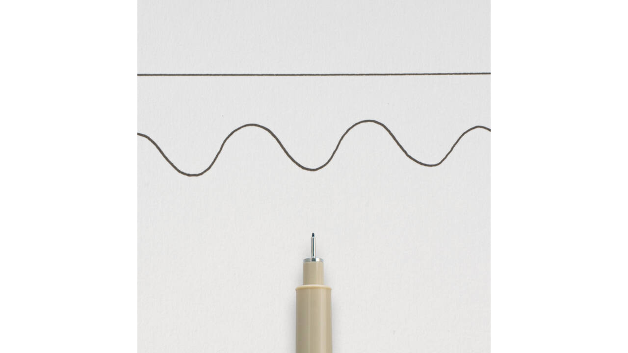 Fineliner Sakura Pigma Micron 02 0.3mm zwart