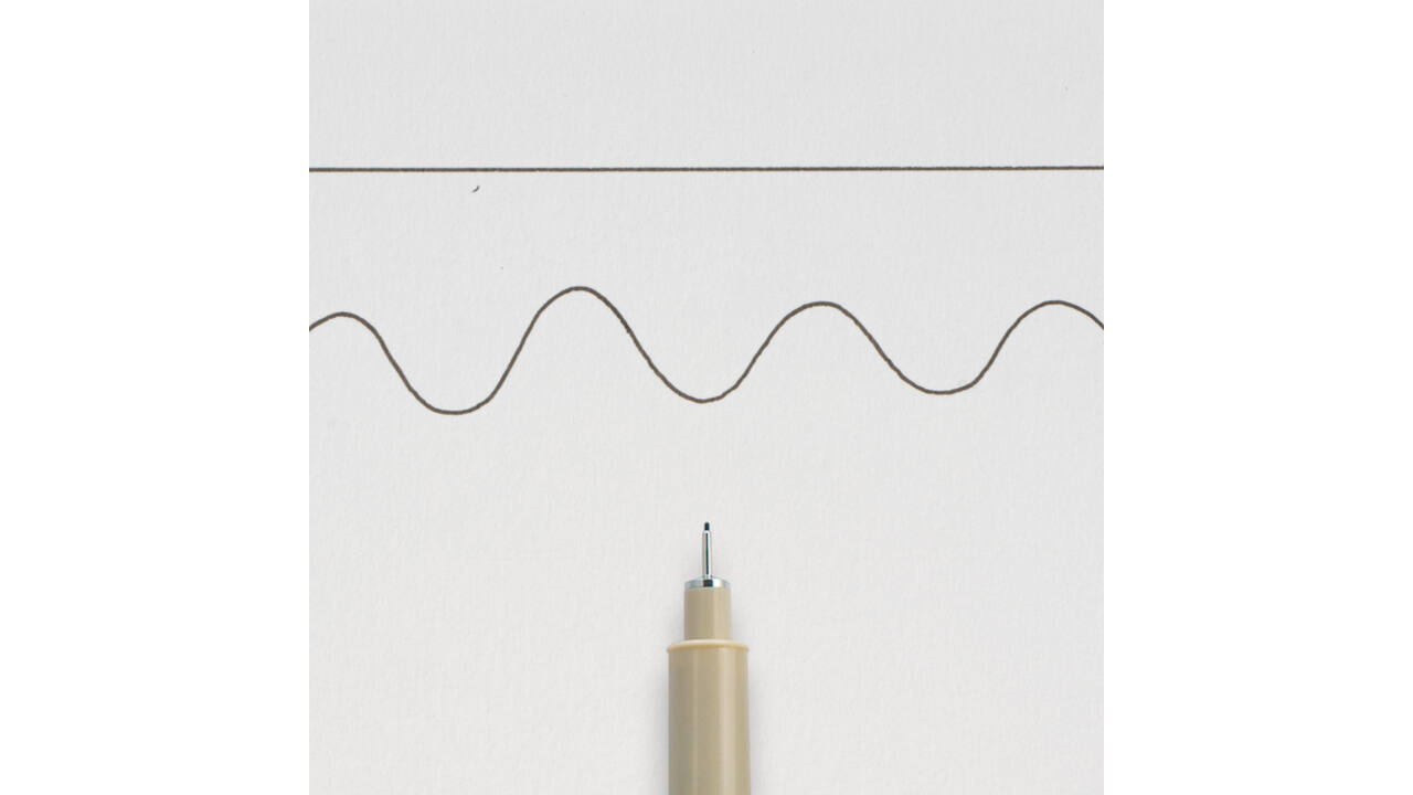 Fineliner Sakura Pigma Micron 01 0.25mm zwart