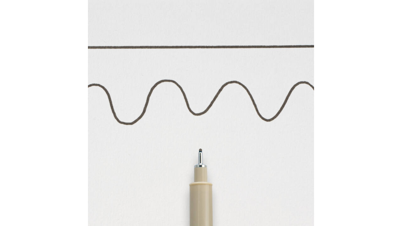 Fineliner Sakura Pigma Micron 08 0.5mm zwart