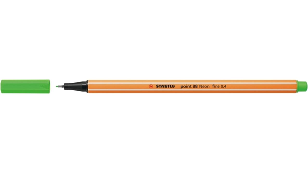 Fineliner STABILO point 88/033 fijn neon groen