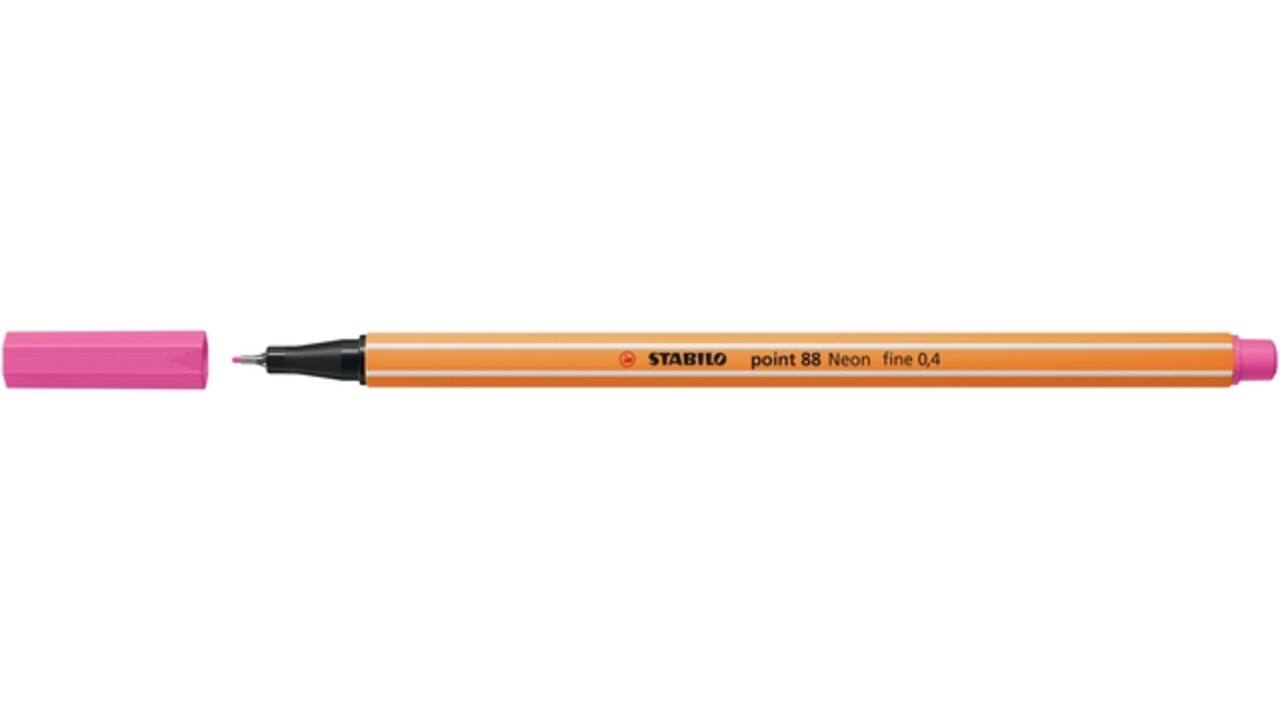 Fineliner STABILO point 88/056 fijn neon roze