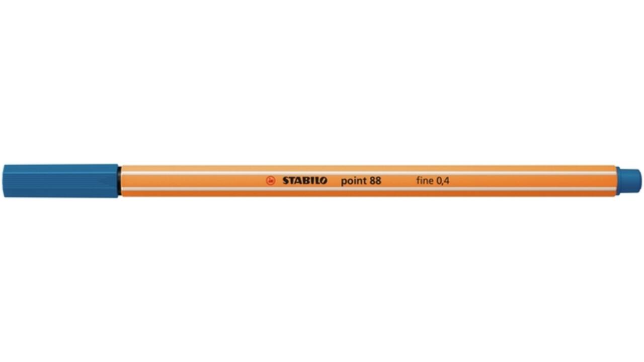 Fineliner STABILO point 88/41 fijn blauw