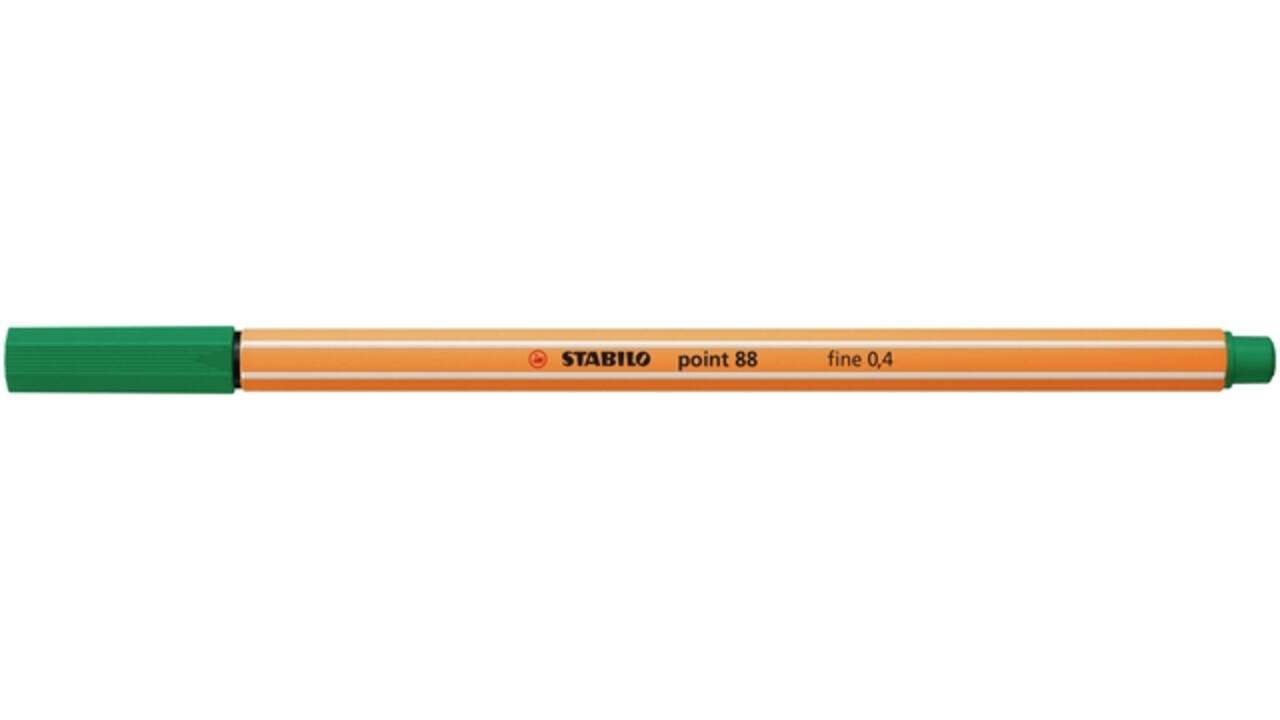 Fineliner STABILO point 88/36 fijn smaragdgroen