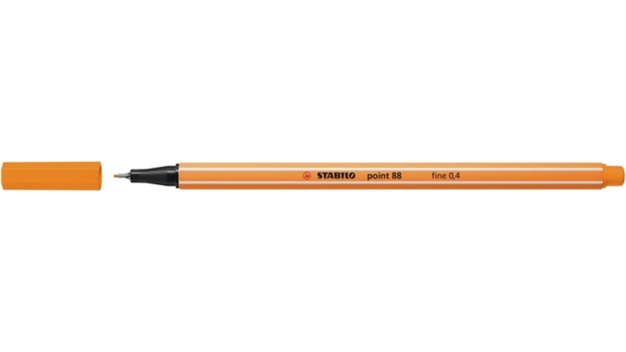 Fineliner STABILO point 88/54 fijn oranje