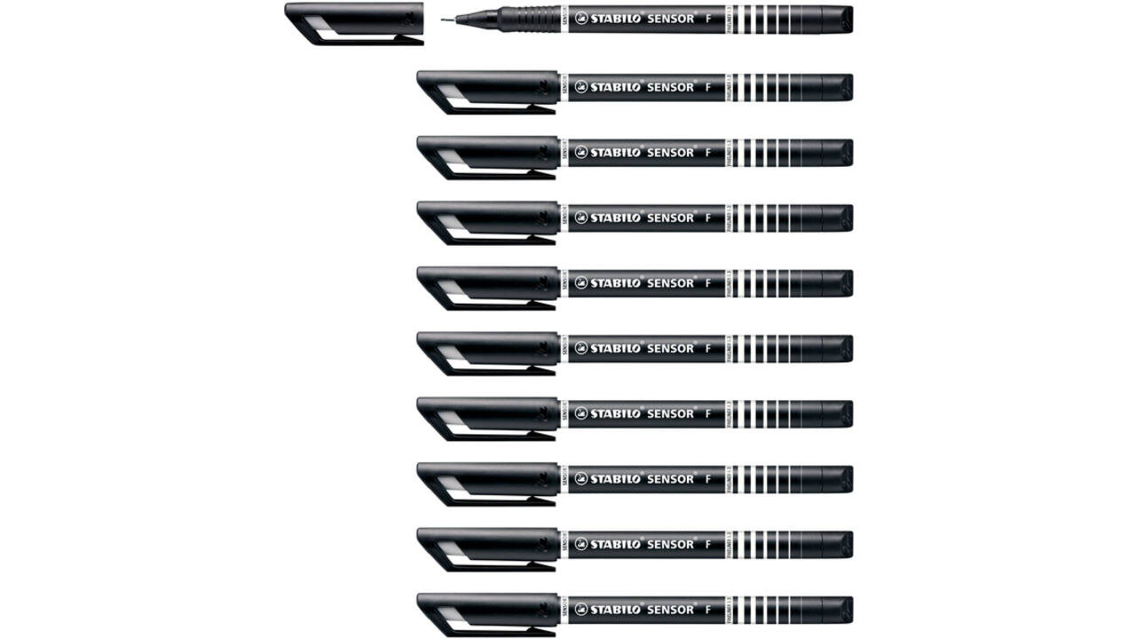 Fineliner STABILO Sensor 189/46 fijn zwart