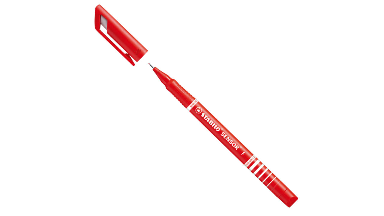 Fineliner STABILO Sensor 189/40 fijn rood