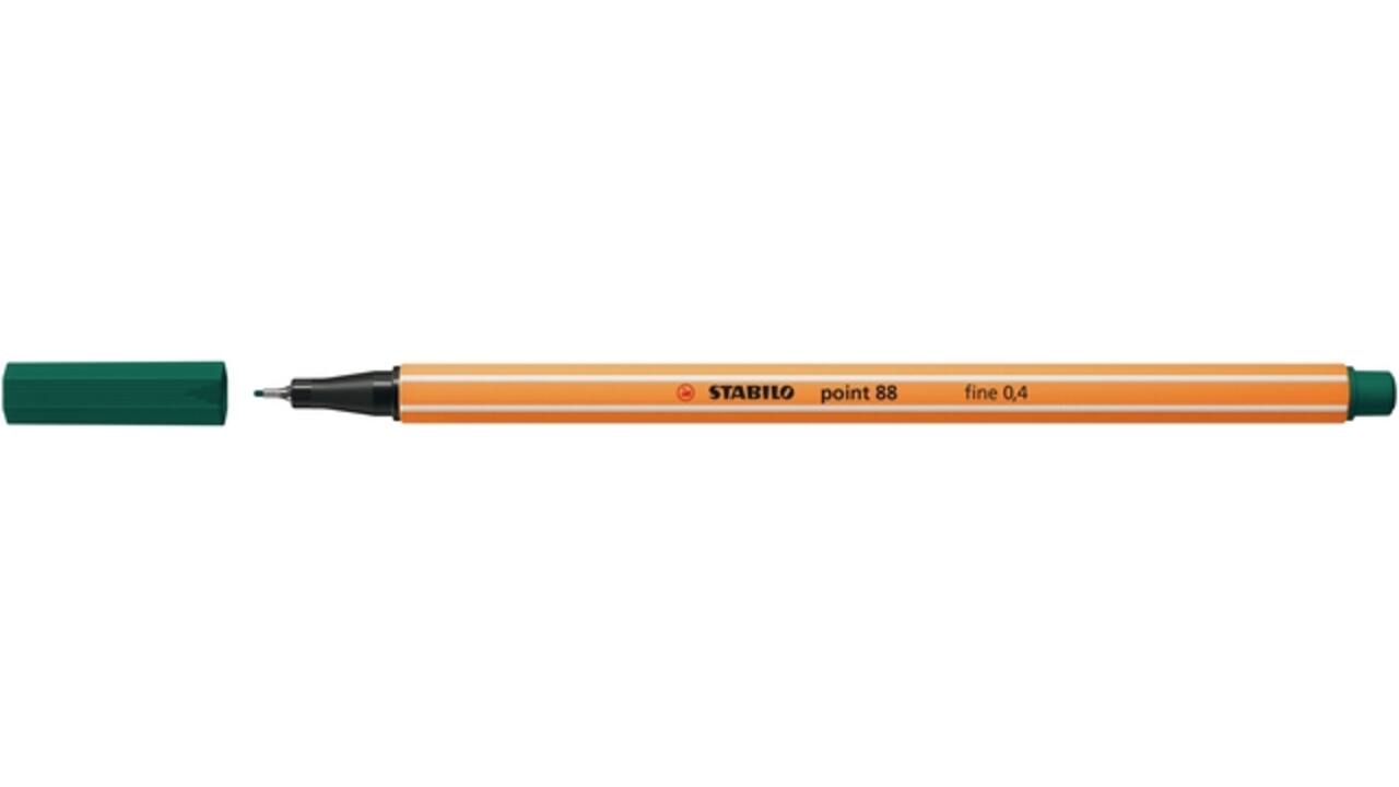 Fineliner STABILO point 88/53 fijn turquoisegroen