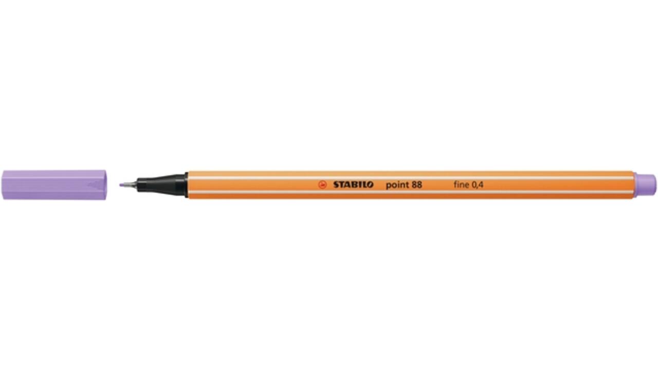 Fineliner STABILO point 88/59 fijn licht lila