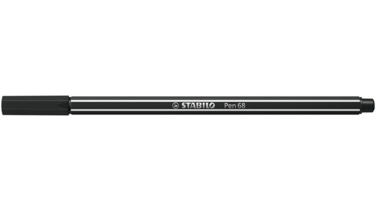 Viltstift STABILO Pen 68/46 medium zwart