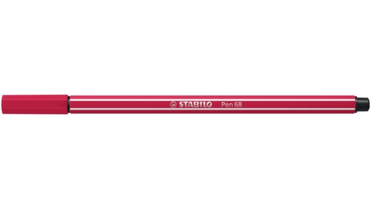 Viltstift STABILO Pen 68/50 medium donkerrood