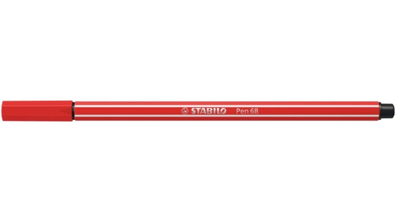 Viltstift STABILO Pen 68/48 medium karmijnrood