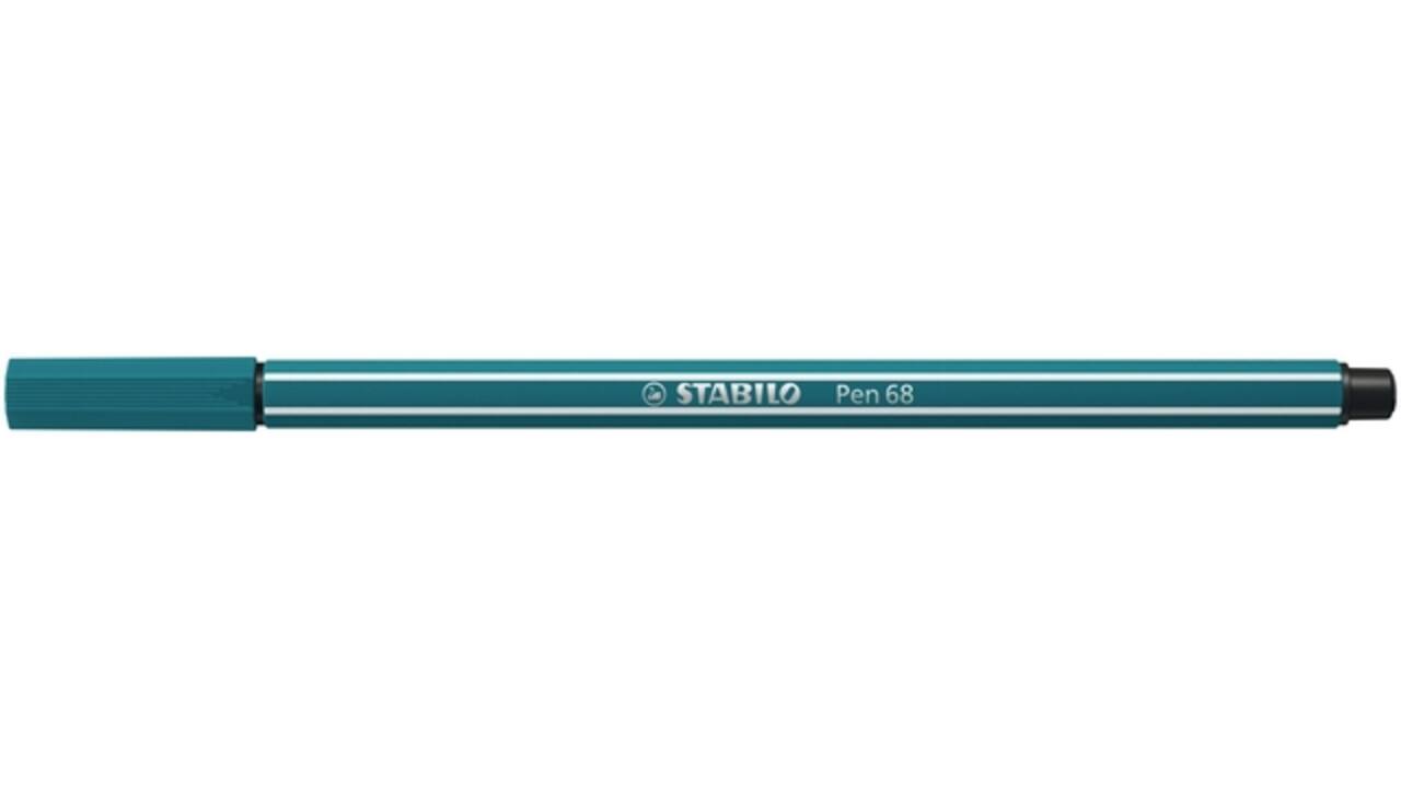 Viltstift STABILO Pen 68/51 medium turquoiseblauw