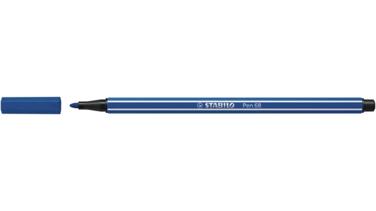 Viltstift STABILO Pen 68/32 medium donkerblauw