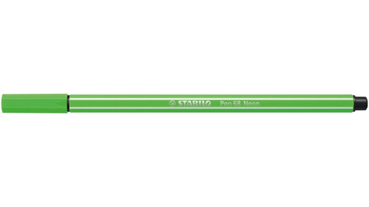 Viltstift STABILO Pen 68/033 medium neon groen