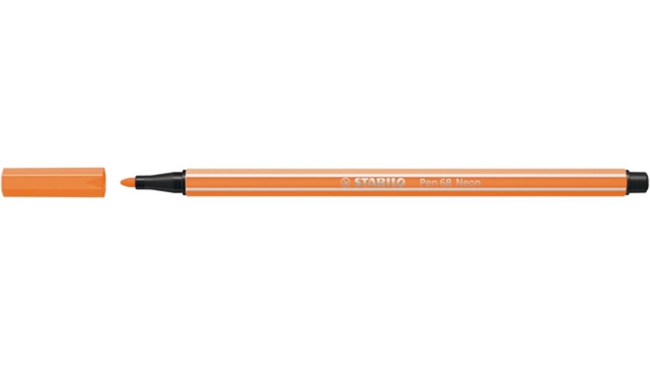 Viltstift STABILO Pen 68/054 medium neon oranje