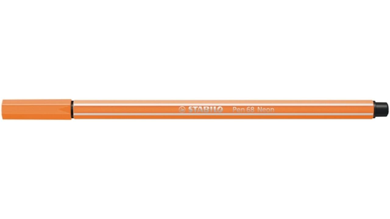 Viltstift STABILO Pen 68/054 medium neon oranje