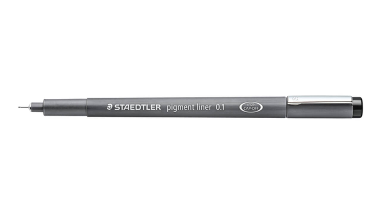Fineliner Staedtler Pigment 308 zwart 0.1mm