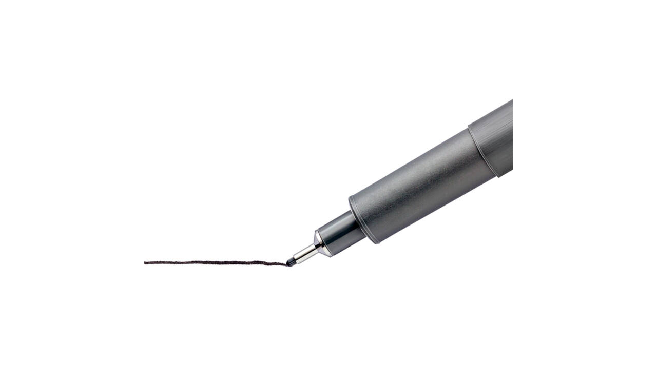 Fineliner Staedtler Pigment 308 zwart 0.5mm