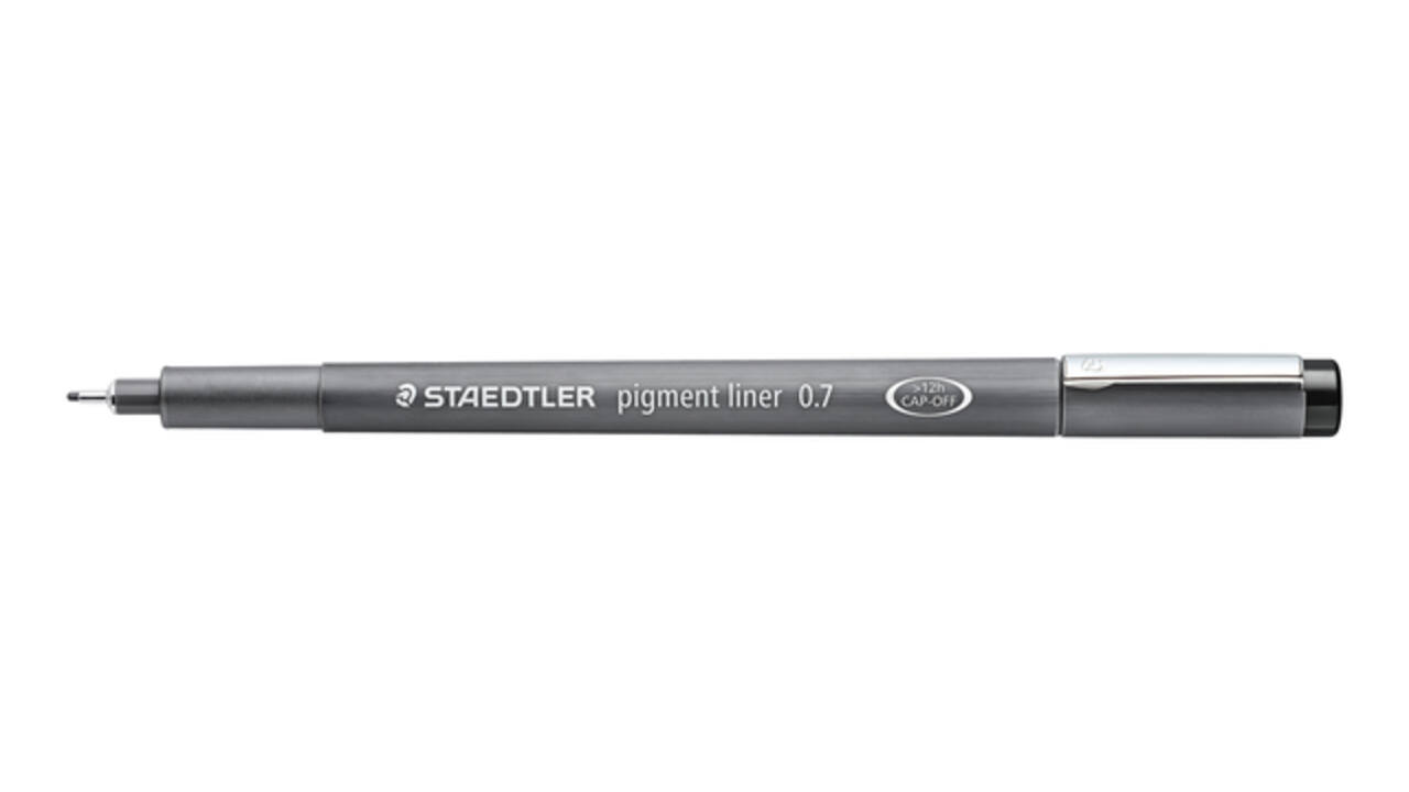 Fineliner Staedtler Pigment 308 zwart 0.7mm