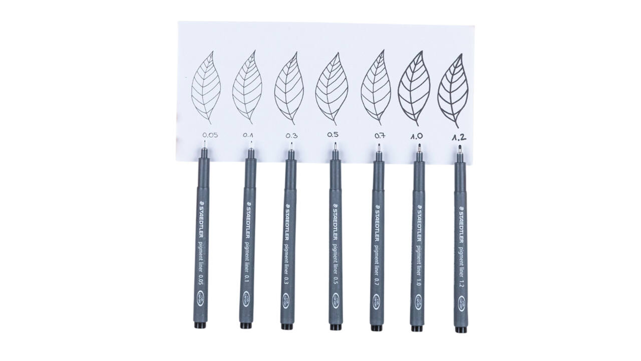 Fineliner Staedtler Pigment 308 zwart 0.6mm